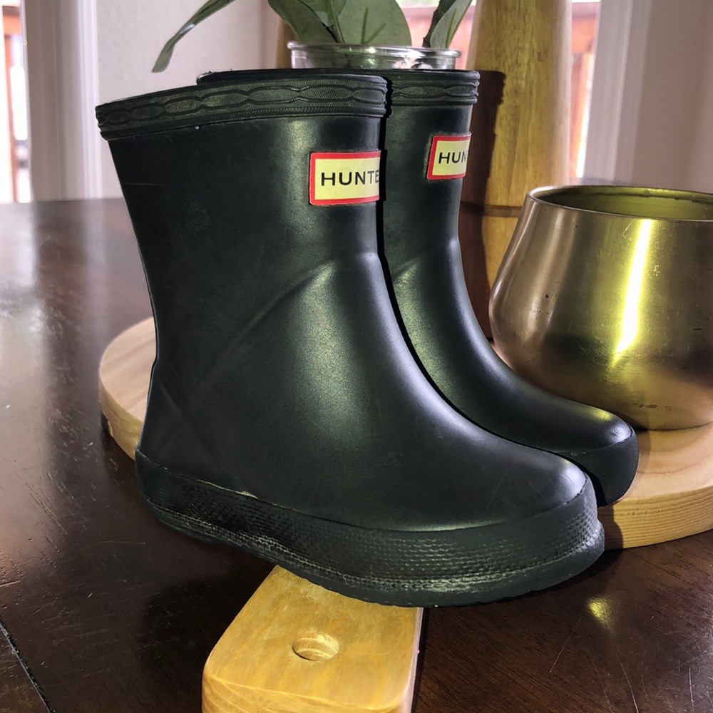 Hunter boots Toddler 5 matte black